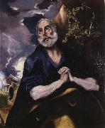 El Greco The Tears of St Peter painting